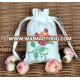 Embroidery cotton gift bag